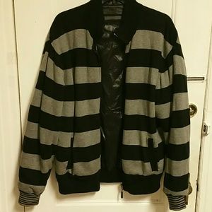 Russell Simmons Argyle culture Men's Double Jacket